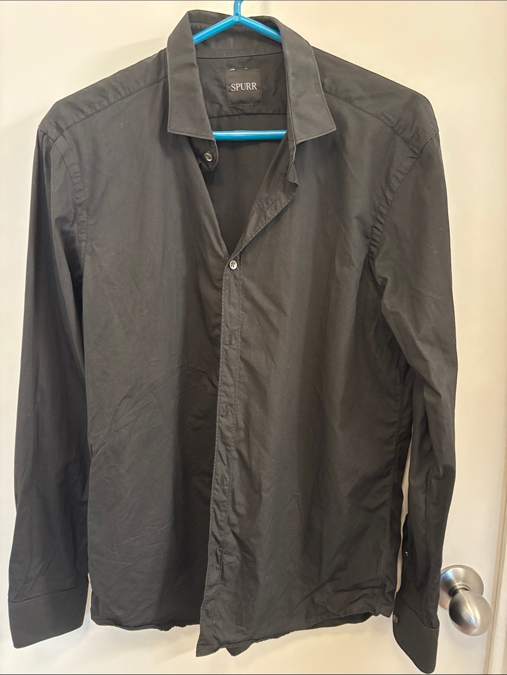 Purr Black Men’s Dress Shirt
